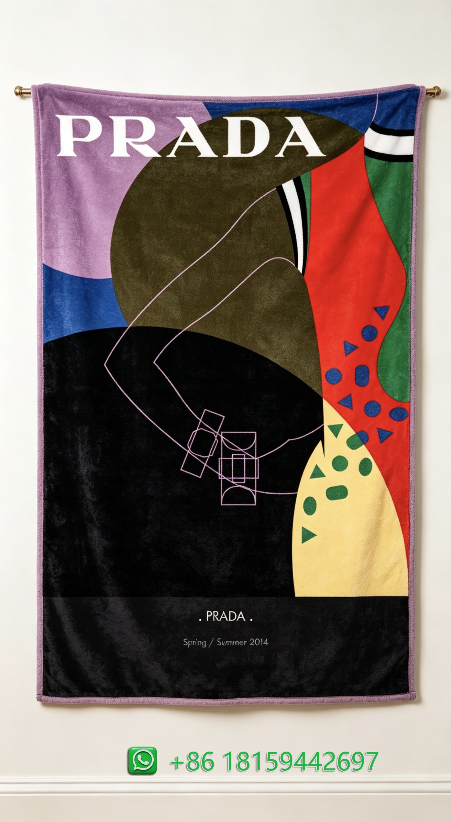 Prada Throw Blankets